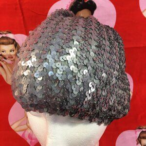 Silver Sequence Beanie
